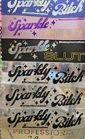 Badge ribbons example Badge ribbons example