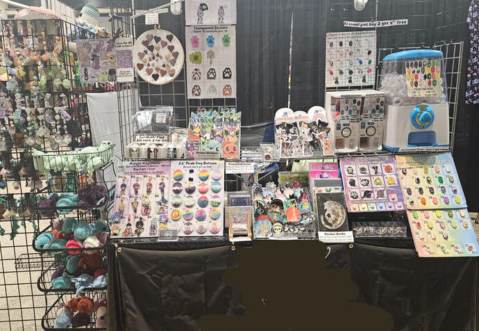 Nickel City Comic Con 2025, 8' corner space